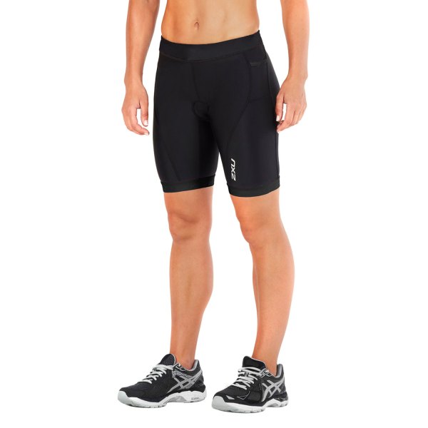 2XU® - Women's Active 7" X-Small Black Tri Shorts