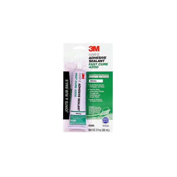 3M® - 4200 Fast Cure UV 3 oz. White Sealant Tube Adhesive