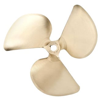 Acme Propellers® - Wake/Ski Series 3-Blade Non-Thru Hub Exhaust Propeller for Pin Drive Engine