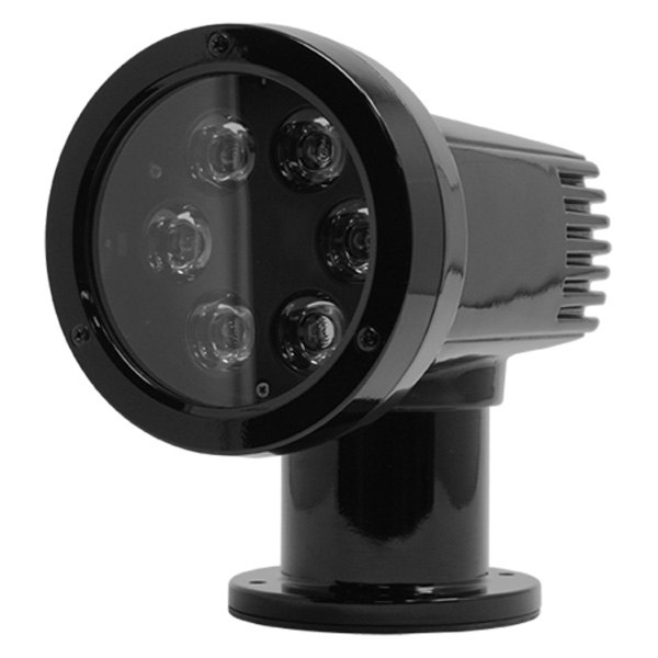 ACR® - RCL50 12/24 V DC 518 Die-Cast Aluminum Black Pedestal Mount 6 LED High Intensity Search Light with Remote Control