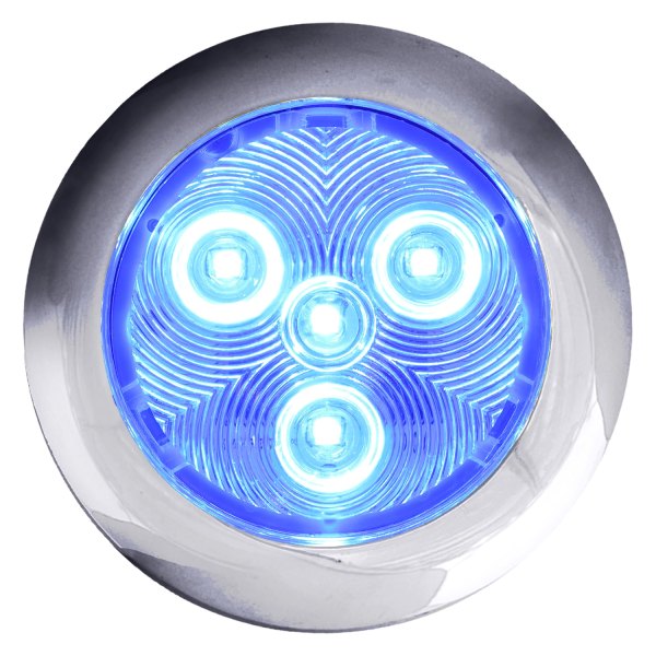 Advanced LED® - Highly Polished Stainless Steel PUCK Dome Light