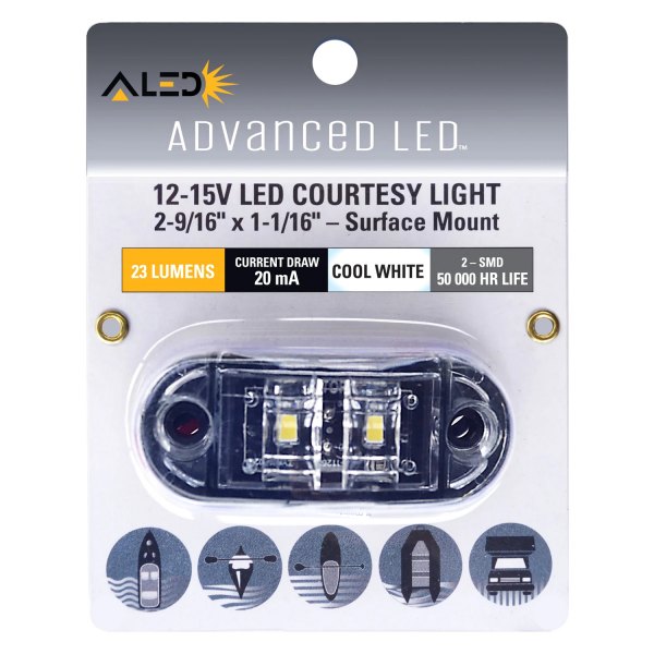 Advanced LED® - Surface Mount Accent Courtesy Light with White LEDs