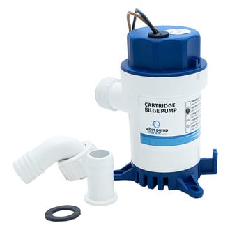Albin Pump Marine® - 12 V 720 GPH Electric Non-Automatic Impeller Submersible Bilge Pump