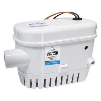 Albin Pump Marine® 01-04-018 - 12 V 1098 GPH Electric Automatic Impeller Submersible Bilge Pump