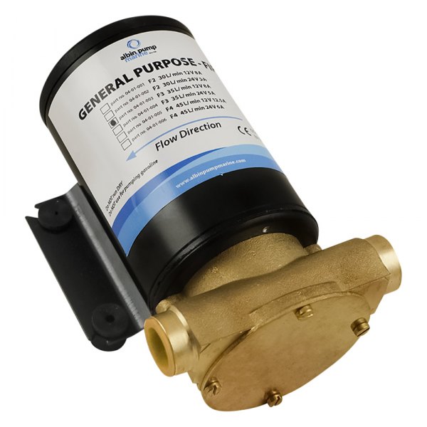 Albin Pump Marine® - FIP F3 12 V 558 GPH Electric Impeller General Purpose Pump