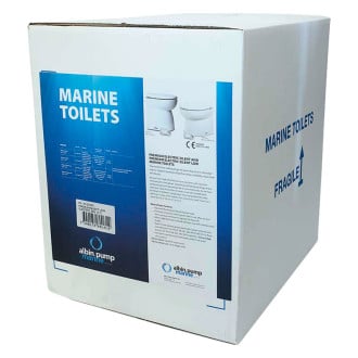 Albin Pump Marine® - Premium Silent Marine Electric Low Toilet with 12 V Electric Pump