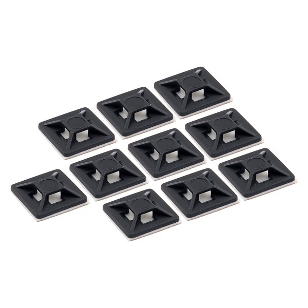 AllStar Performance® - 0.75" Nylon Wire Tie Mounting Bases Set, 10 Pieces