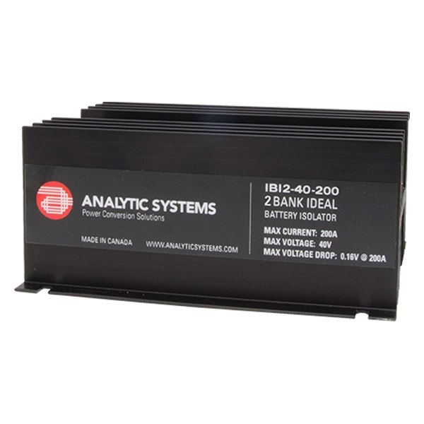 Analytic Systems® - IBI Series 200A 2-Bank 1 Alternator Battery Isolator