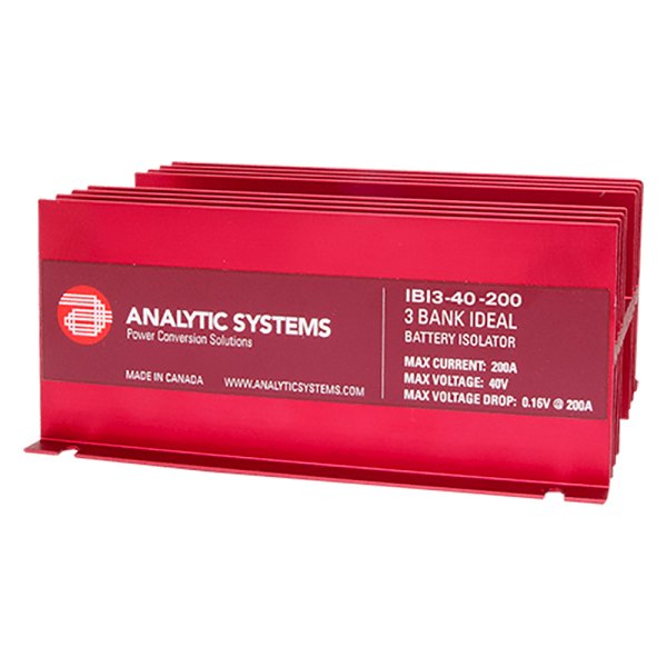 Analytic Systems® - IBI Series 200A 3-Bank 1 Alternator Battery Isolator