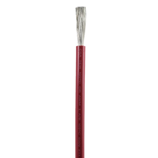 Ancor® - 6 AWG 1' Red Tinned Copper Battery Cable