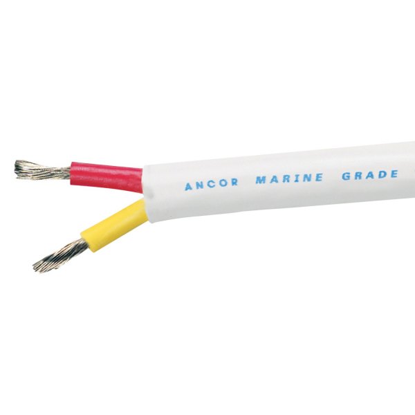 Ancor® - Safety 16/2 AWG 1' Red/Yellow Flat Duplex Cable