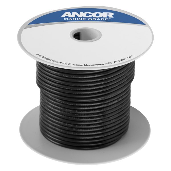 Ancor® - 18 AWG 100' Black Tinned Copper Wire