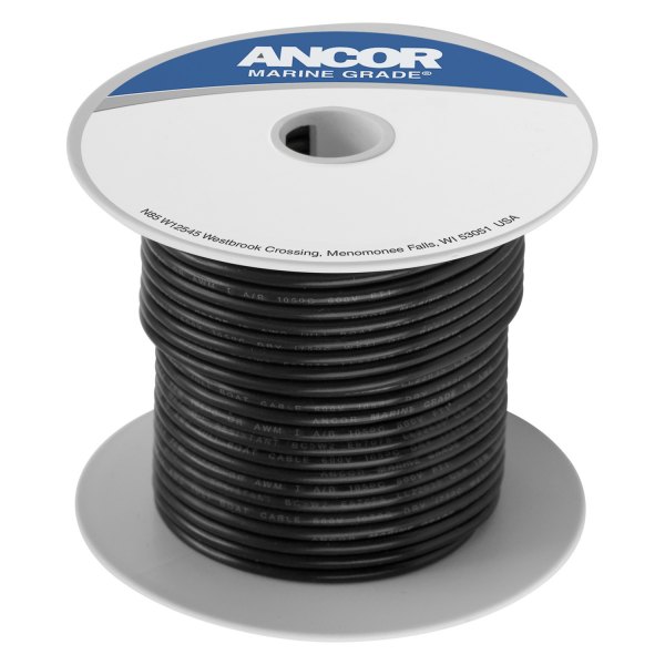 Ancor® - 18 AWG 250' Black Tinned Copper Wire