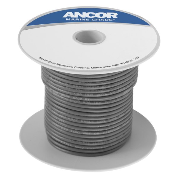 Ancor® - 18 AWG 100' Gray Tinned Copper Wire