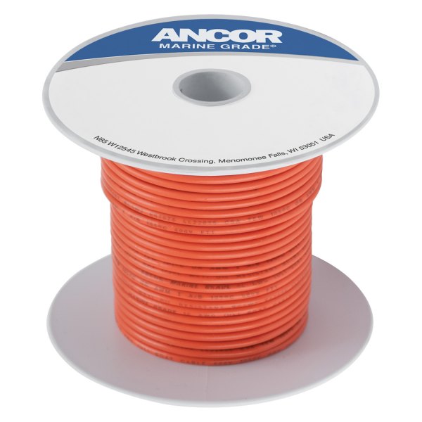 Ancor® - 18 AWG 100' Orange Tinned Copper Wire
