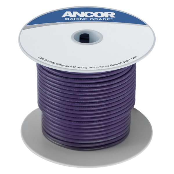 Ancor® - 18 AWG 100' Purple Tinned Copper Wire