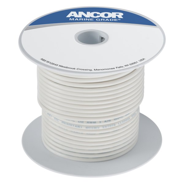 Ancor® - 18 AWG 500' White Tinned Copper Wire