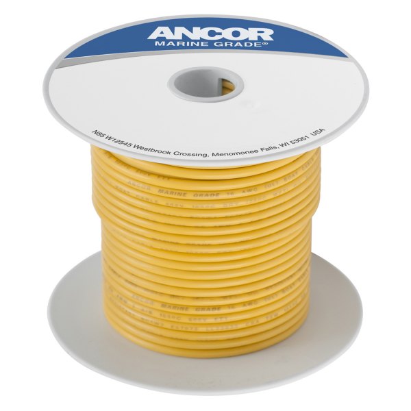 Ancor® - 18 AWG 100' Yellow Tinned Copper Wire