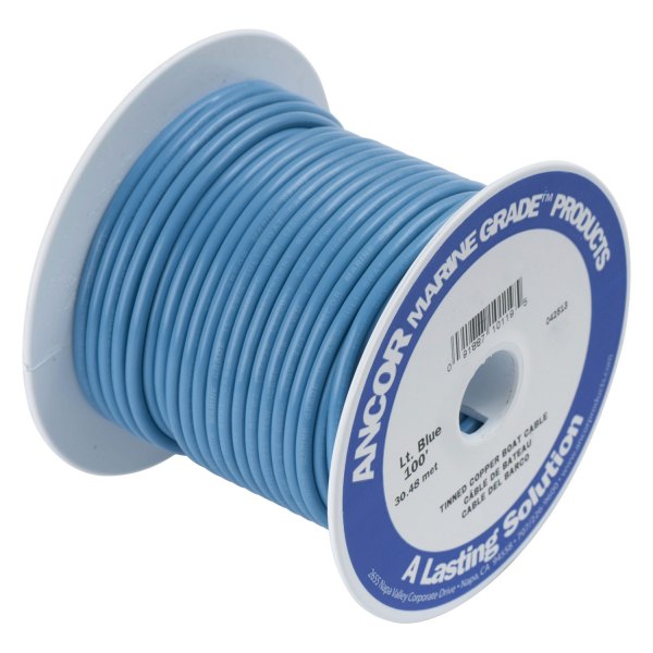 Ancor® - 16 AWG 500' Light Blue Tinned Copper Wire