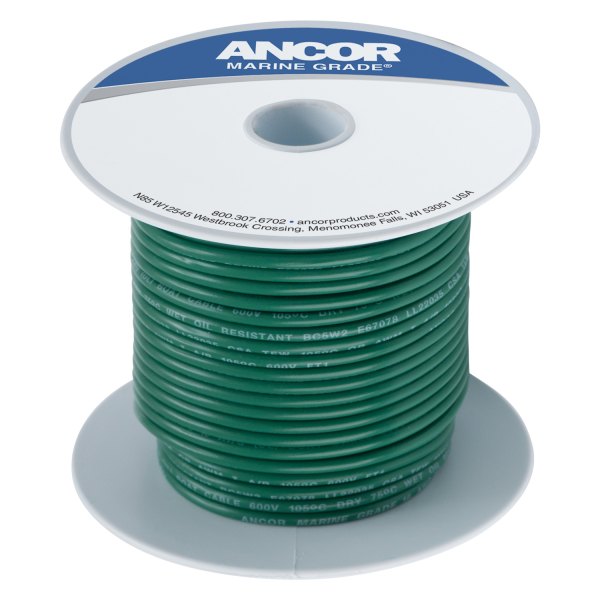 Ancor® - 16 AWG 250' Green Tinned Copper Wire