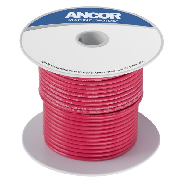Ancor® - 16 AWG 100' Red Tinned Copper Wire