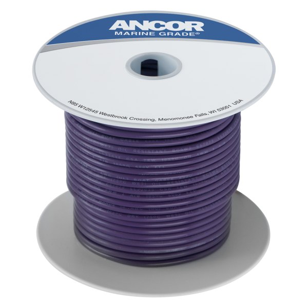 Ancor® - 12 AWG 100' Purple Tinned Copper Wire