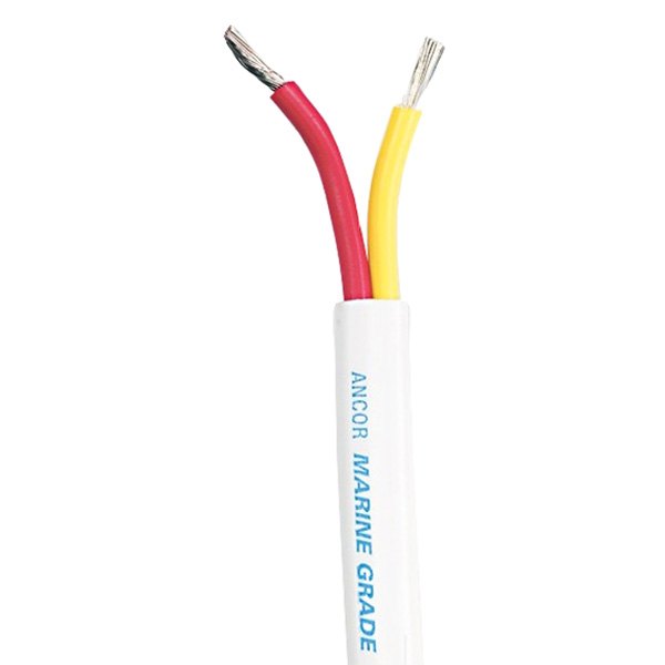 Ancor® - Safety 6/2 AWG 50' Red/Yellow Flat Duplex Cable