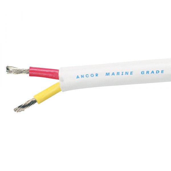 Ancor® - Safety 12/2 AWG 100' Red/Yellow Round Duplex Cable