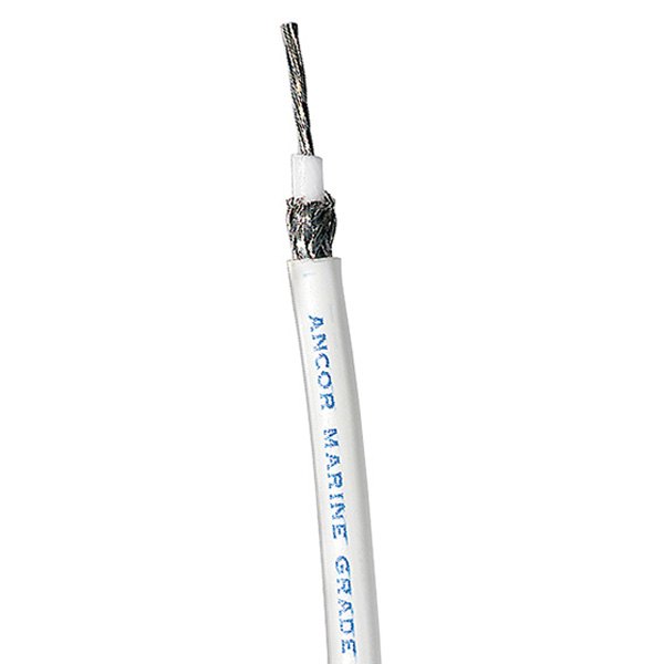 Ancor® - RG 8X White Tinned Coaxial Cable