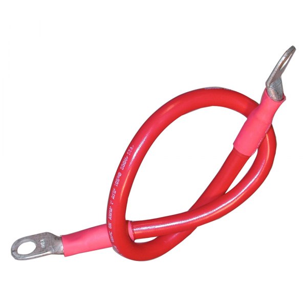 Ancor® - 4 AWG 18" Red Battery Cable for 3/8" Stud