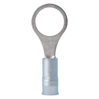 Ancor® - 16-14 AWG 3/8" Blue Nylon Insulated Ring Terminals, 25 Pieces