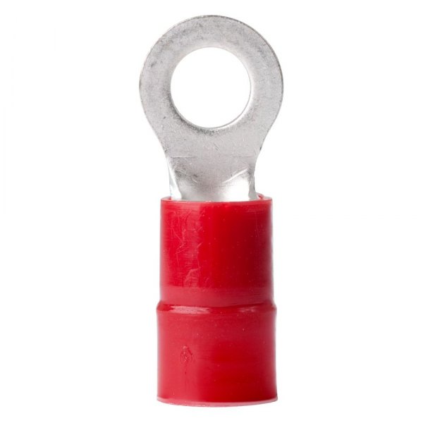 Ancor® - 8 AWG 1/4" Red Nylon Insulated Ring Terminals, 25 Pieces