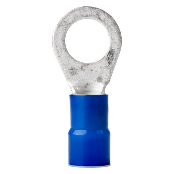 Ancor® - 6 AWG 1/2" Blue Nylon Insulated Ring Terminals, 25 Pieces