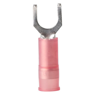 Ancor® - 22-18 AWG #10 Red Nylon Insulated Spade Terminals, 25 Pieces