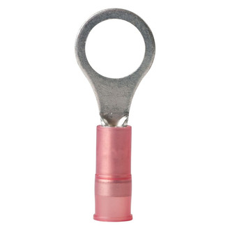 Ancor® - 22-18 AWG #10 Red Nylon Insulated Ring Terminals, 5 Pieces