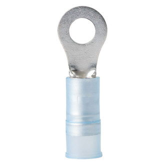 Ancor® - 16-14 AWG #8 Blue Nylon Insulated Ring Terminals, 6 Pieces