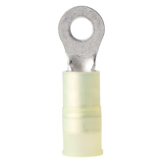 Ancor® - 12-10 AWG #8 Yellow Nylon Insulated Ring Terminals, 5 Pieces