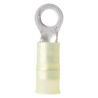 Ancor® - 12-10 AWG #10 Yellow Nylon Insulated Ring Terminals, 5 Pieces