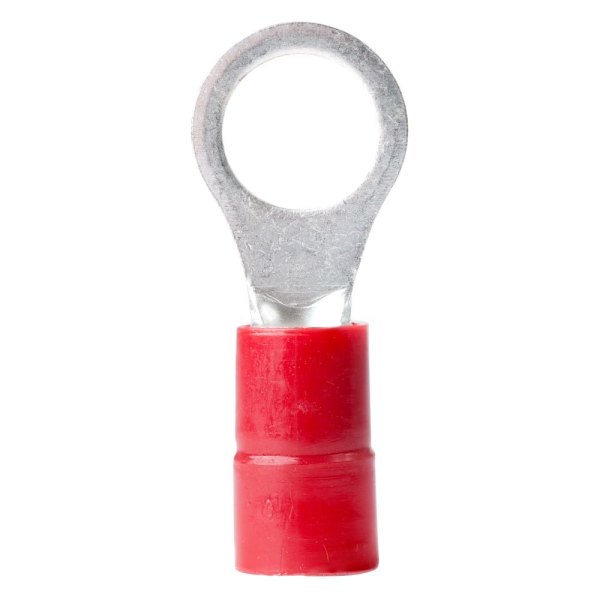 Ancor® - 8 AWG 3/8" Red Nylon Insulated Ring Terminals, 2 Pieces
