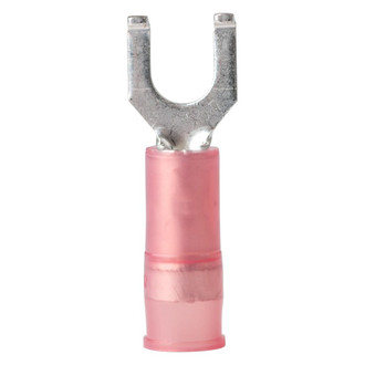 Ancor® - 22-18 AWG #8 Red Nylon Insulated Spade Terminals, 6 Pieces