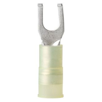 Ancor® - 12-10 AWG #10 Yellow Nylon Insulated Spade Terminals, 5 Pieces