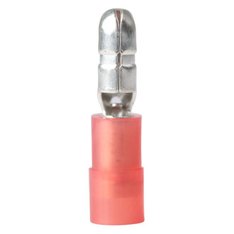 Ancor® - 22-18 AWG Red Nylon Insulated Male Snap Plugs, 4 Pieces