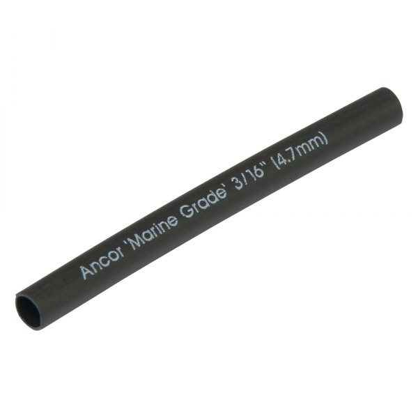 Ancor® - 20-12 AWG 3/16" D x 3" L Black Adhesive Lined Heat Shrink Tubing, 3 Pieces