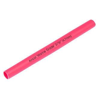 Ancor® - 20-12 AWG 3/16" D x 48" L Red Adhesive Lined Heat Shrink Tubing, 1 Piece