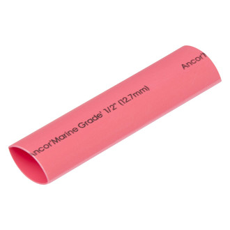 Ancor® - 8-4 AWG 1/2" D x 3" L Red Adhesive Lined Heat Shrink Tubing, 3 Pieces