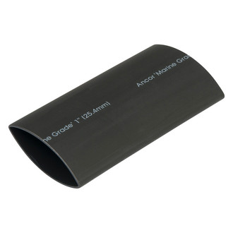Ancor® - 2-4/0 AWG 1" D x 3" L Black Adhesive Lined Heat Shrink Tubing, 3 Pieces