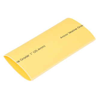 Ancor® - 2-4/0 AWG 1" D x 12" L Yellow Adhesive Lined Heat Shrink Tubing, 4 Pieces