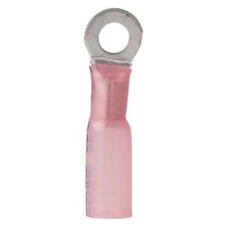 Ancor® - 22-18 AWG Red Heat Shrink Ring Terminals