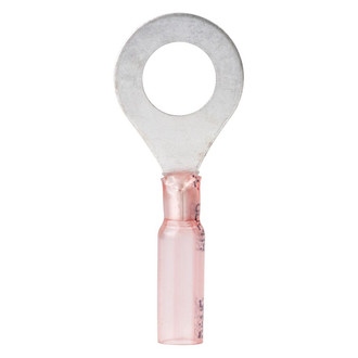 Ancor® - 22-18 AWG 3/8" Red Heat Shrink Ring Terminals, 3 Pieces