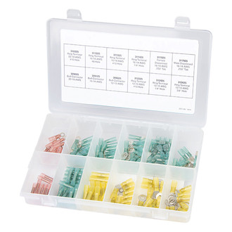 Ancor® - Heat Shrink Connectors & Terminals Kit, 160 Pieces
